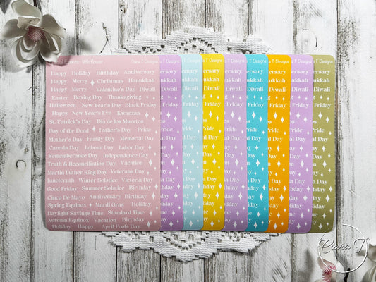 Large Candy Background Special Events Sticker Sheet