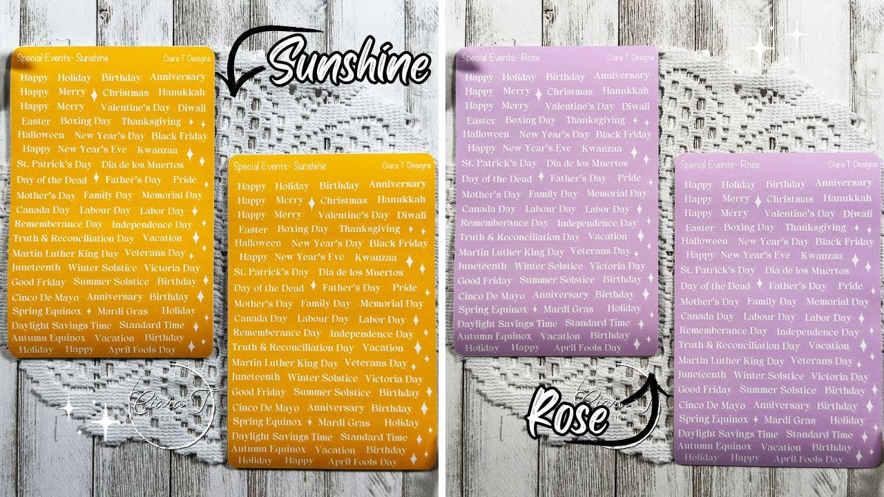 Large Candy Background Special Events Sticker Sheet