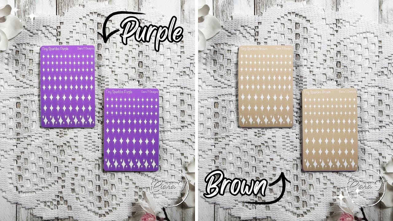 Tiny Rainbow Background Sparkle Sticker Sheet