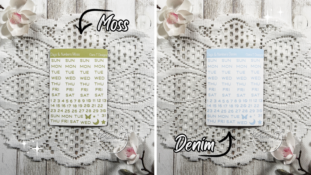 Candy Days & Numbers Medium Sticker Sheet