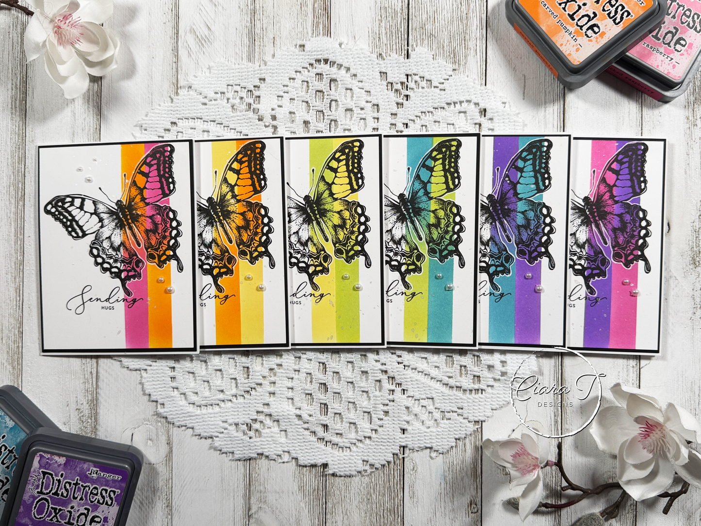 Ink-Blended Butterfly Friendship Card *Bundle*