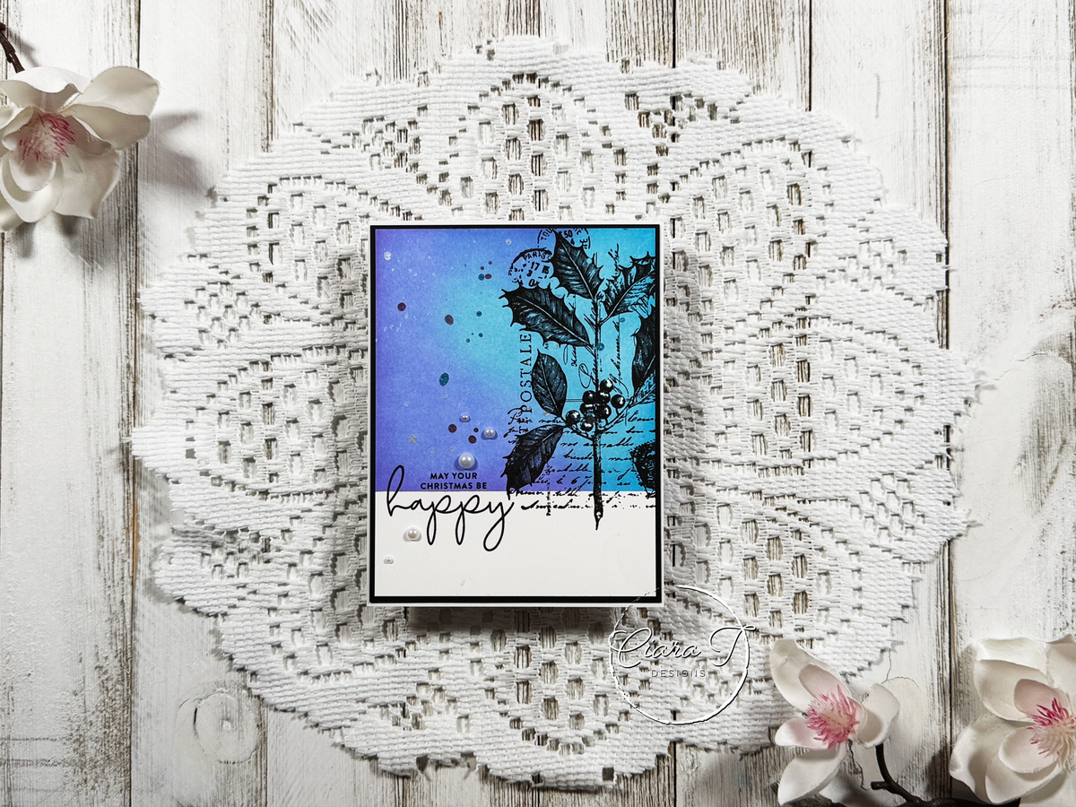 Quick & Simple Ink-Blended Christmas Card