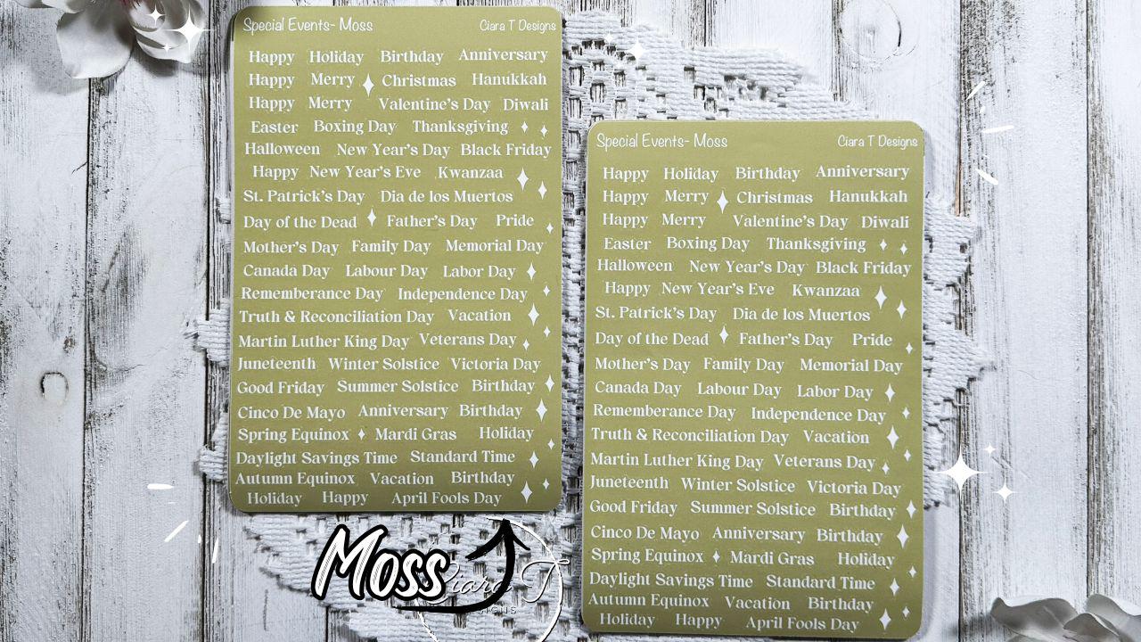 Large Candy Background Special Events Sticker Sheet