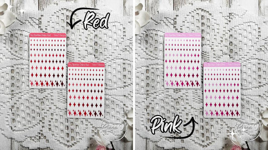 Tiny Rainbow Ombre Sparkle Sticker Sheet