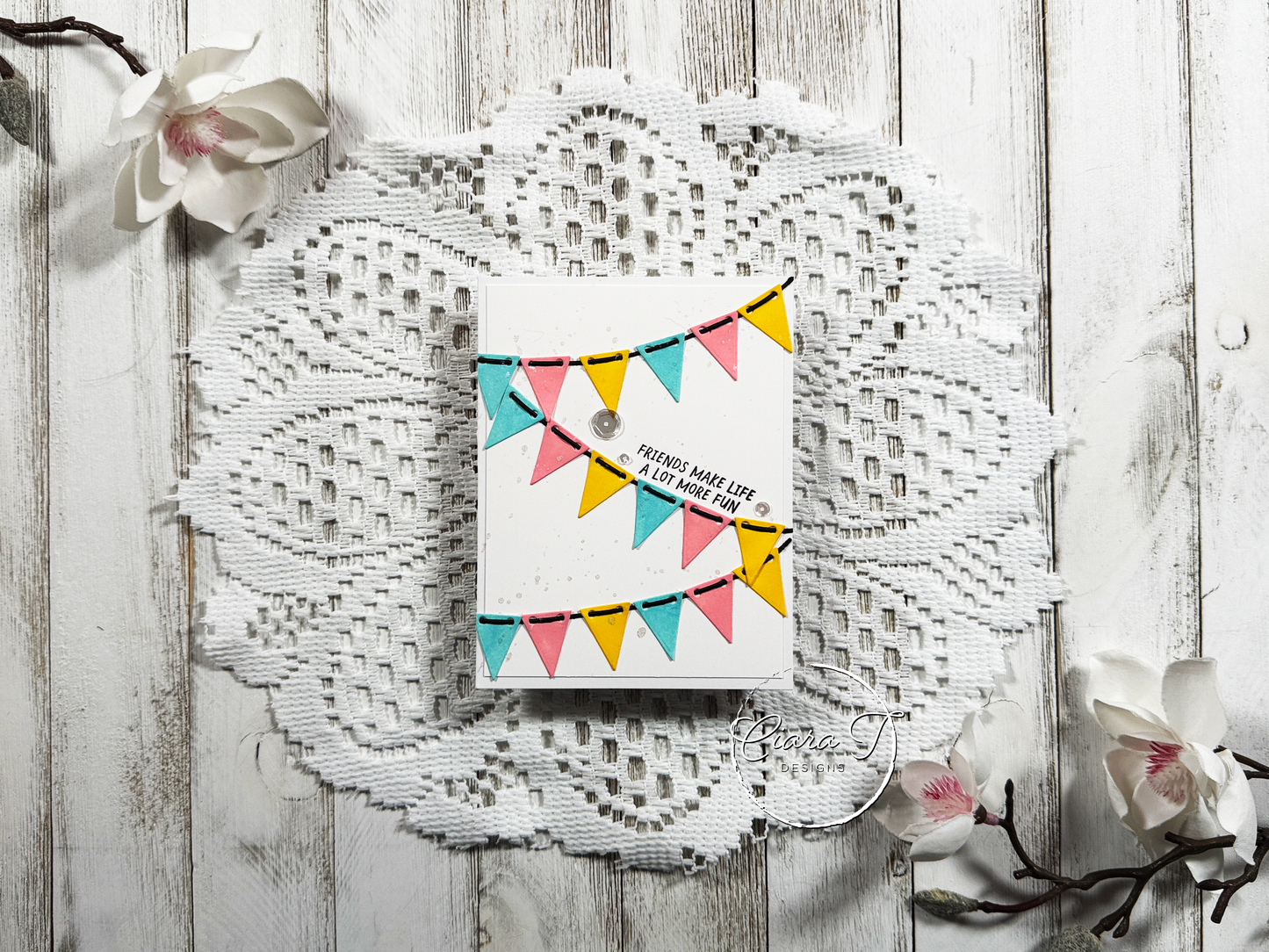 Colourful Banner Friendship Card