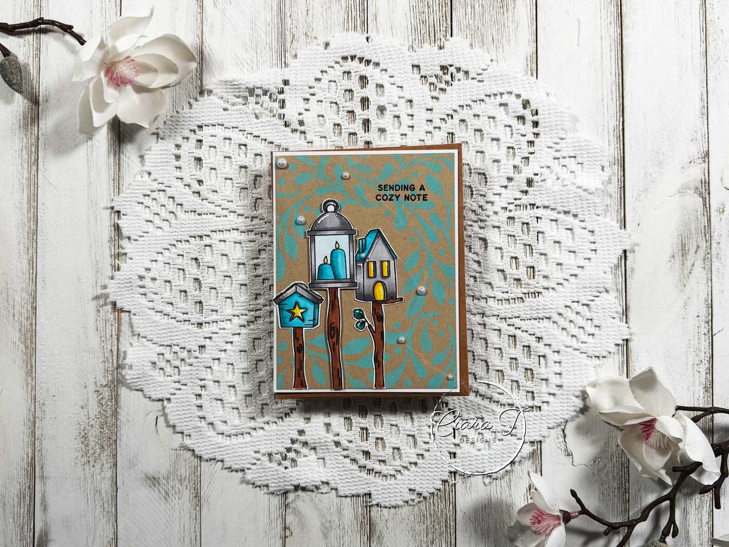 Mailboxes Saying Hello Card
