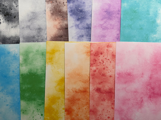 Digital Light Watercolour Pattern Paper Pack