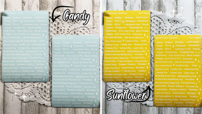 Large Candy Background Special Events Sticker Sheet