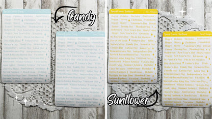 Large Candy Coloured Special Events Sticker Sheet