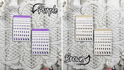 Tiny Rainbow Ombre Sparkle Sticker Sheet