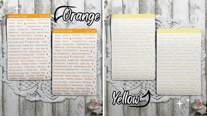 Special Events Rainbow Coloured Sticker Sheet