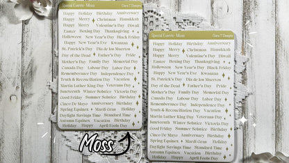 Large Candy Coloured Special Events Sticker Sheet