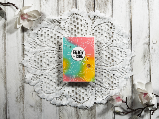Ink-Blended 4 Bar Miscellaneous Card