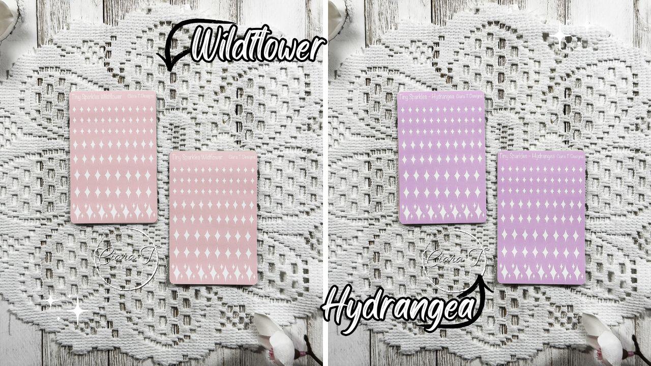 Tiny Candy Background Sparkle Sticker Sheet