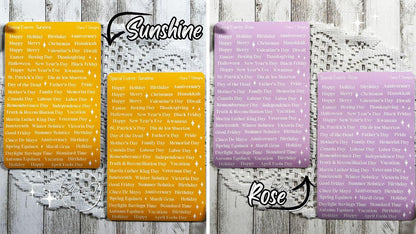 Large Candy Background Special Events Sticker Sheet