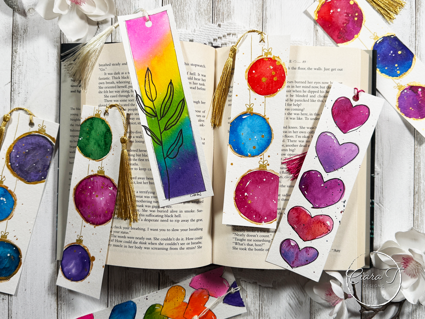 Watercolour Bookmark