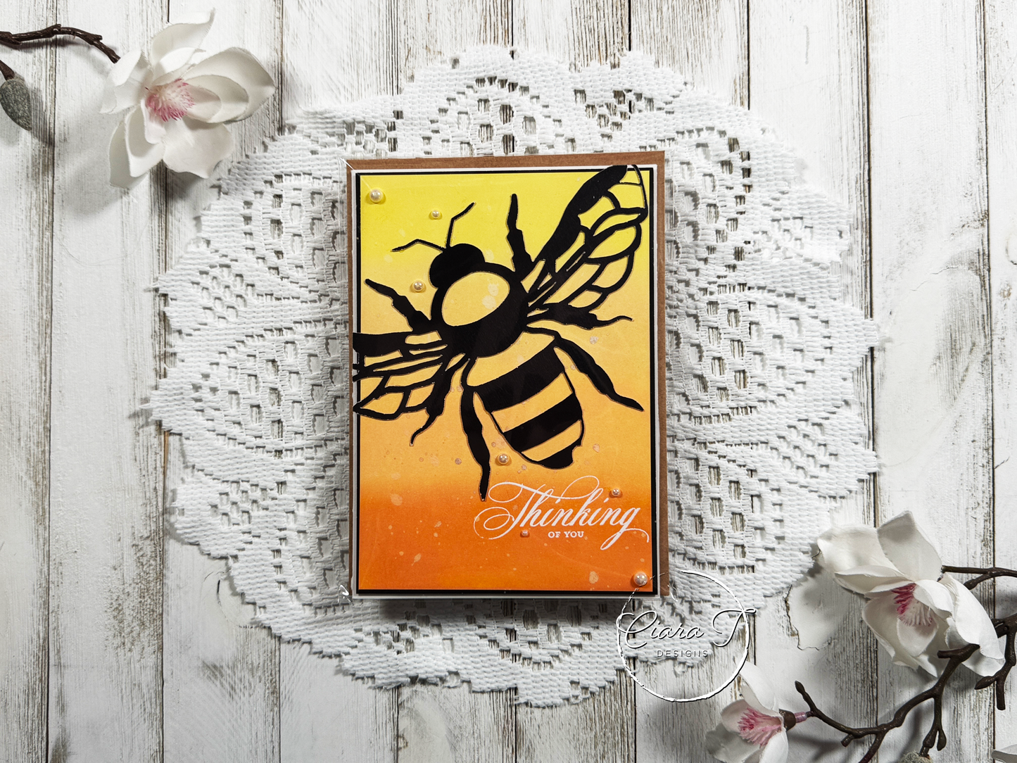 Bee Thinking of You 5x7 Card