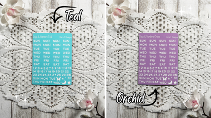 Candy Background Days & Numbers Medium Sticker Sheet