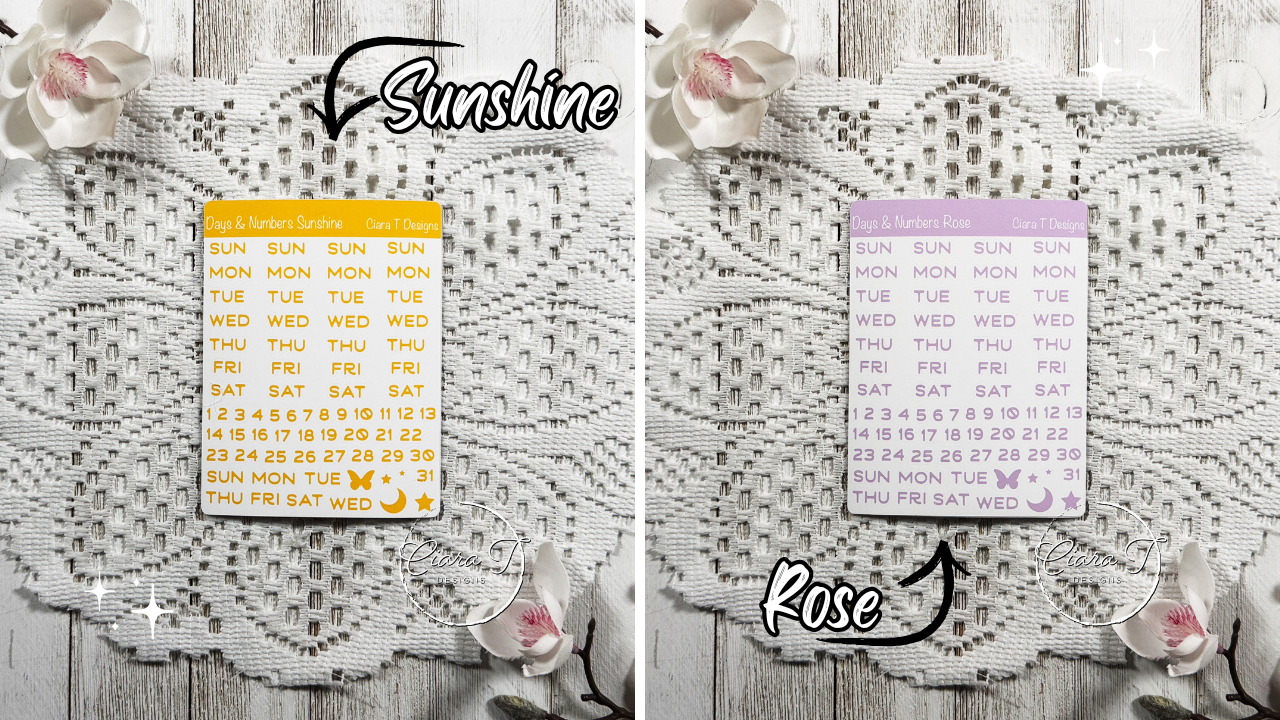 Candy Days & Numbers Medium Sticker Sheet