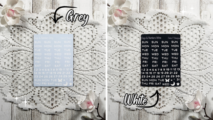 Rainbow Background Days & Numbers Medium Sticker Sheet