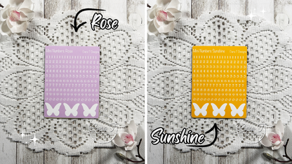 Candy Background Mini Numbers Medium Sticker Sheet