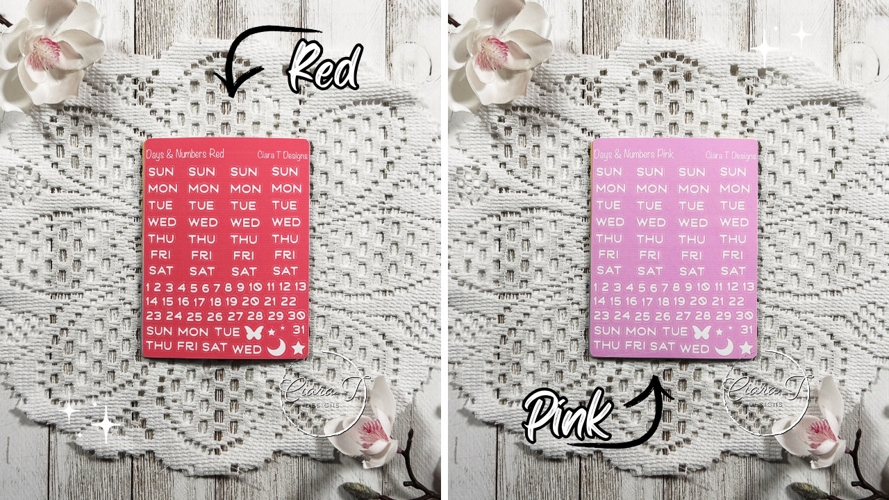 Rainbow Background Days & Numbers Medium Sticker Sheet