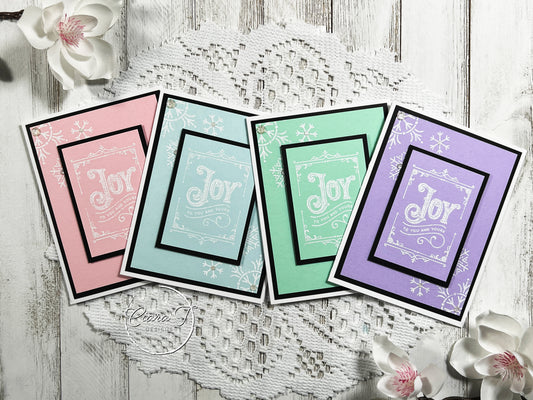 Pastel & Embossing Christmas Card *Bundle*