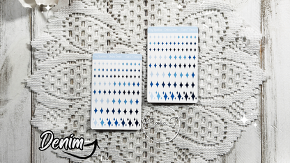 Ombre Candy Coloured Sparkle Small Sticker Sheet