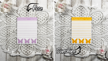Candy Mini Numbers Medium Sticker Sheet