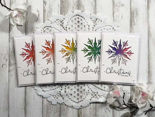 Ink-Blended Shaker Christmas Card *Bundle*