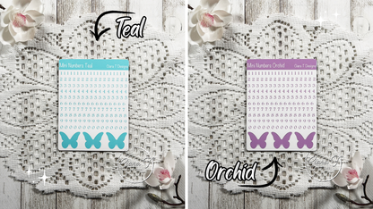 Candy Mini Numbers Medium Sticker Sheet