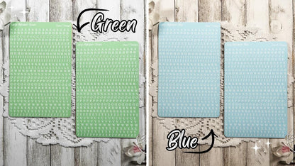 Small Rainbow Background Serif Alphabet Sticker Sheet,