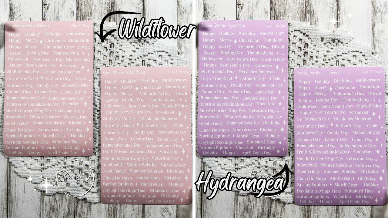 Large Candy Background Special Events Sticker Sheet