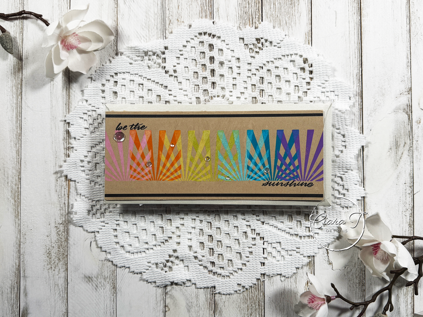 Rainbow Sunshine Miscellaneous Slimline Card