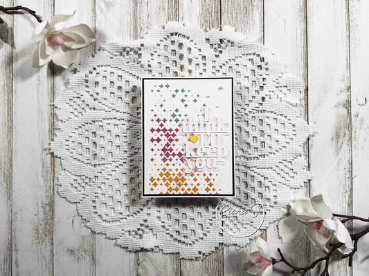 Inky Glitter Paste Miscellaneous Card