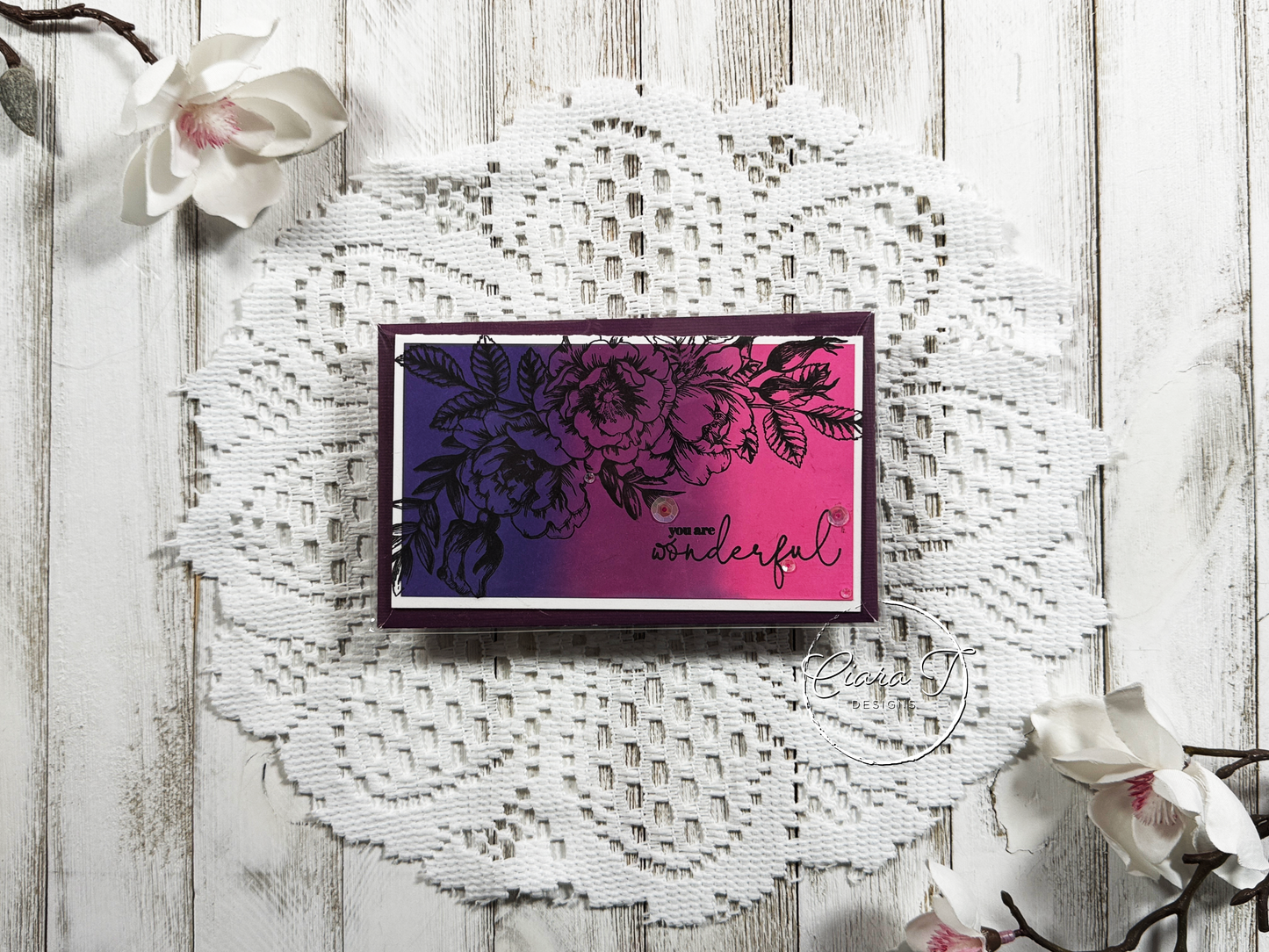 You are wonderful Friendship Mini SlimlineCard