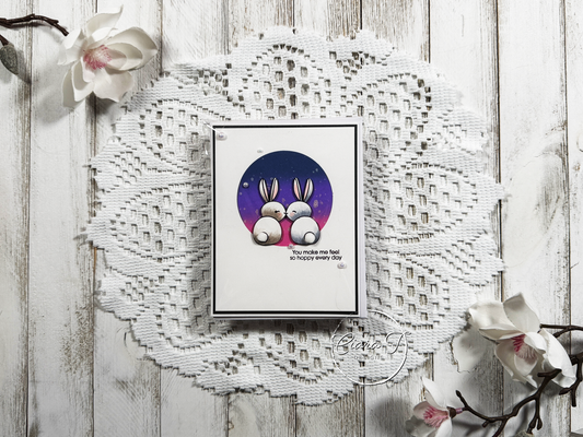 Bunny Love Valentines Card