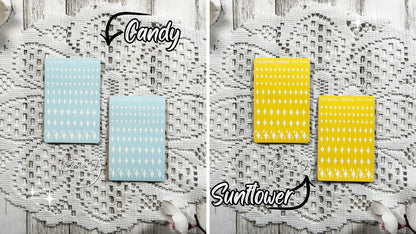 Tiny Candy Background Sparkle Sticker Sheet