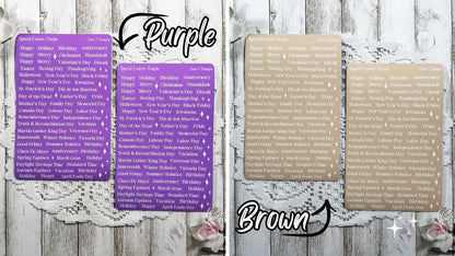 Special Events Rainbow Background Sticker Sheet