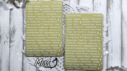 Large Candy Background Special Events Sticker Sheet