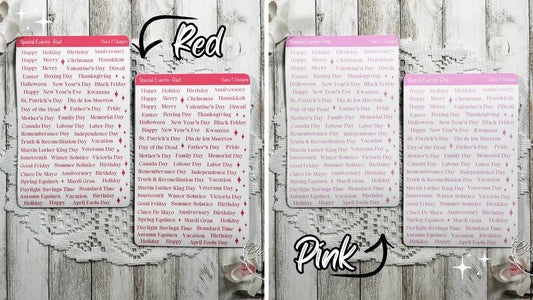 Special Events Rainbow Coloured Sticker Sheet