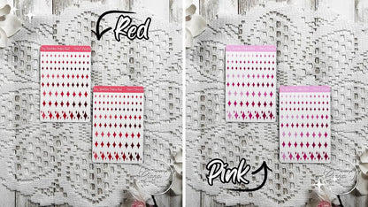 Tiny Rainbow Ombre Sparkle Sticker Sheet