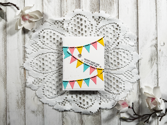 Colourful Banner Friendship Card