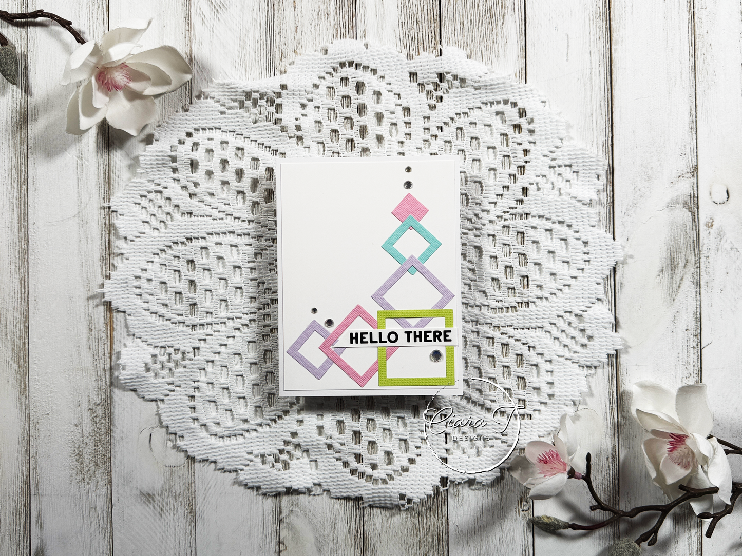Pastel Squares Miscellaneous Card
