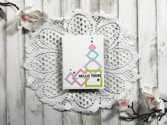 Pastel Squares Miscellaneous Card