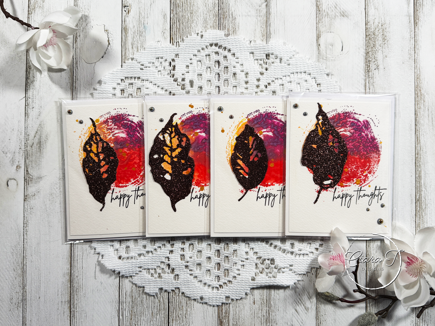 Bronze Leaf Inspirational Card *Bundle*