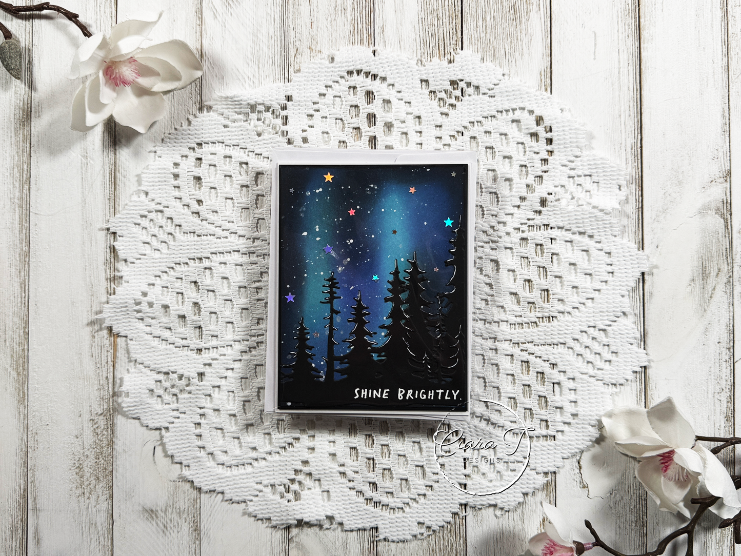 Northern Lights Inspirational Card
