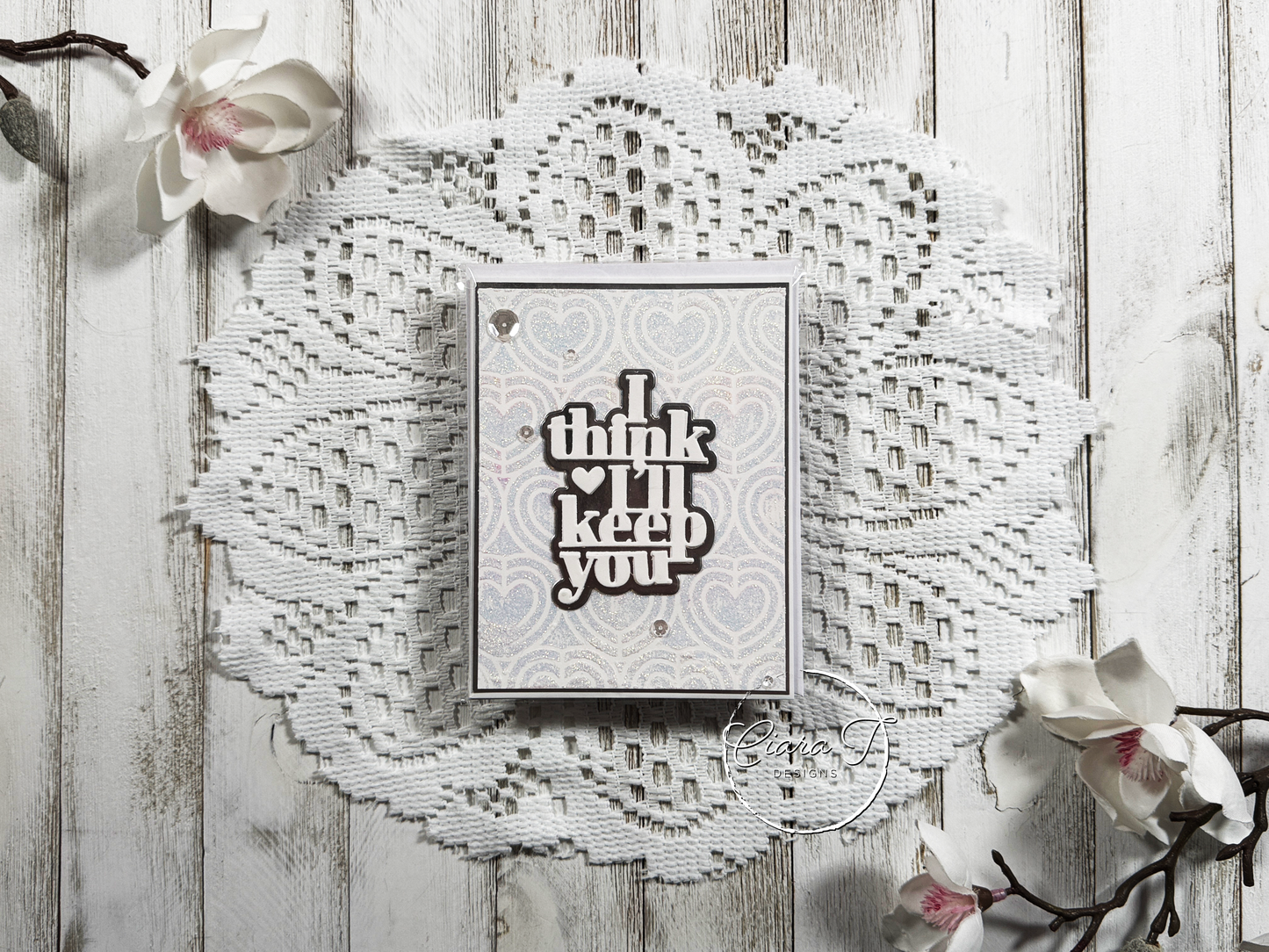 Paste Hearts Miscellaneous Card