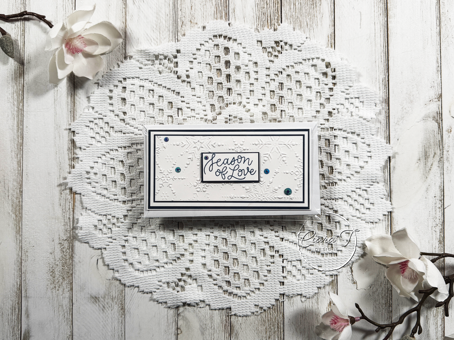 Clean & Simple Valentines Mini Slimline Card