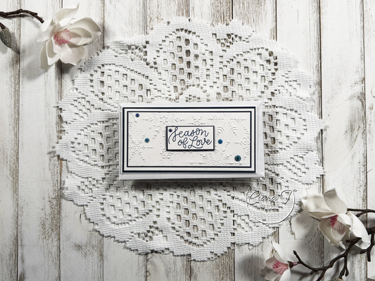 Clean & Simple Valentines Mini Slimline Card